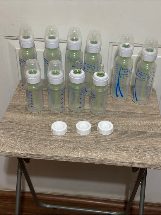 Dr. Brown's Other - Dr. Brown 8 fl oz Narrow Anti-Colic Baby Bottle -set Of 6 And 4-4oz Anti Colic